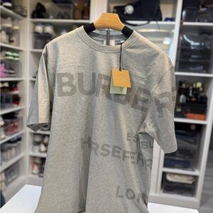 Burberry Light Gray Logo T-Shirt